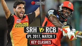 SRH vs RCB, IPL 2017, Match 1: Key clashes from IPL 10 opener